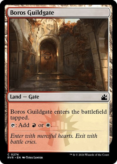 Boros Guildgate (Ravnica Remastered) Near Mint - Nick Nack's Full Frontal Attack