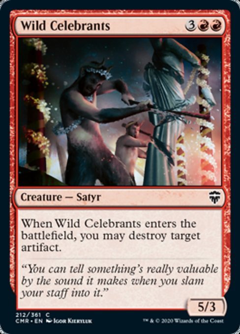 Wild Celebrants (Commander Legends) Near Mint - Nick Nack's Full Frontal Attack