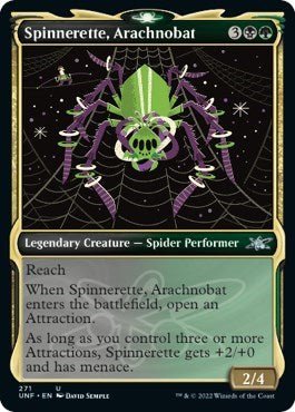 Spinnerette, Arachnobat (Showcase) (Unfinity) Near Mint - Nick Nack's Full Frontal Attack