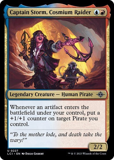 Captain Storm, Cosmium Raider (The Lost Caverns of Ixalan) Near Mint - Nick Nack's Full Frontal Attack