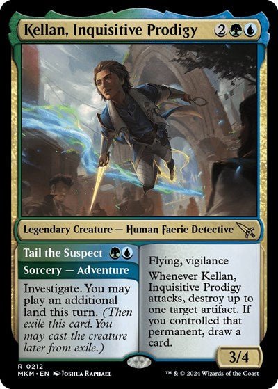 Kellan, Inquisitive Prodigy (Murders at Karlov Manor) Near Mint Foil - Nick Nack's Full Frontal Attack