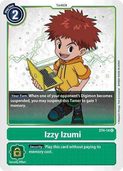 Izzy Izumi (Starter Deck 04: Giga Green) Near Mint - Nick Nack's Full Frontal Attack