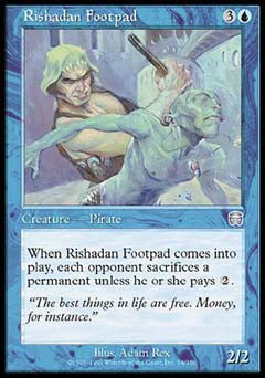Rishadan Footpad (Mercadian Masques) Light Play Foil