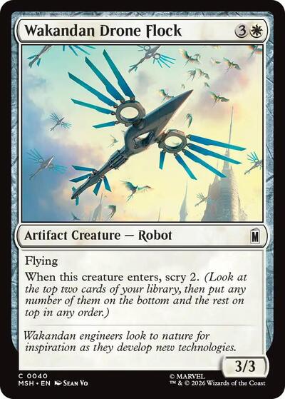 Wakandan Drone Flock (Marvel Super Heroes) Near Mint - Nick Nack's Full Frontal Attack
