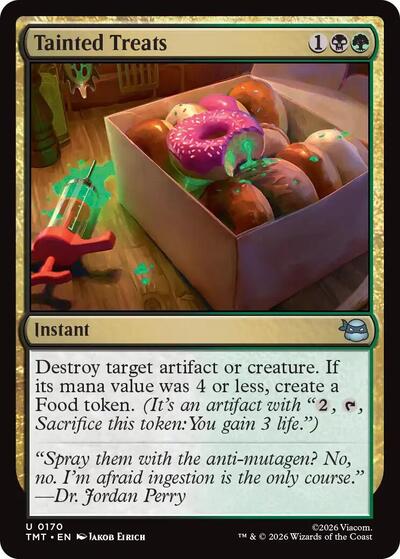 Tainted Treats (Teenage Mutant Ninja Turtles) Near Mint Foil - Nick Nack's Full Frontal Attack