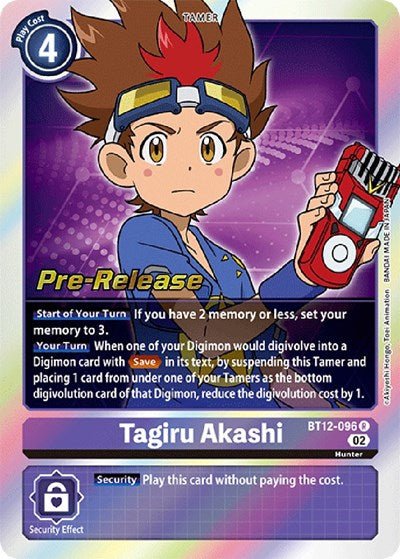 Tagiru Akashi (Across Time Pre - Release Cards) Near Mint Foil - Nick Nack's Full Frontal Attack
