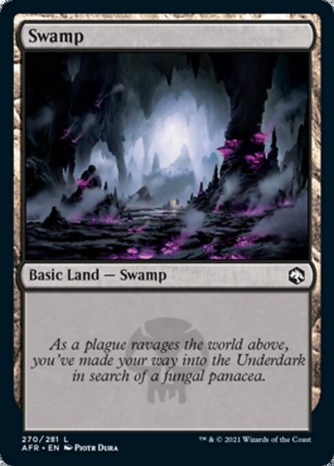 Swamp (270) (Adventures in the Forgotten Realms) Near Mint - Nick Nack's Full Frontal Attack