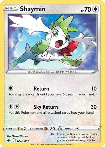 Shaymin (SWSH06: Chilling Reign) Near Mint Holofoil - Nick Nack's Full Frontal Attack