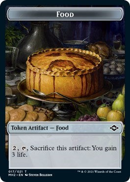 Food (017) Token (Modern Horizons 2) Near Mint - Nick Nack's Full Frontal Attack