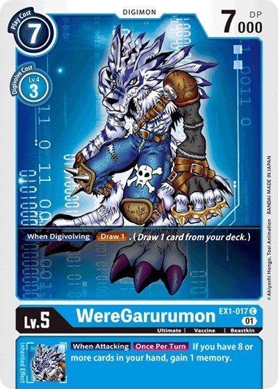 WereGarurumon (Classic Collection) Near Mint - Nick Nack's Full Frontal Attack