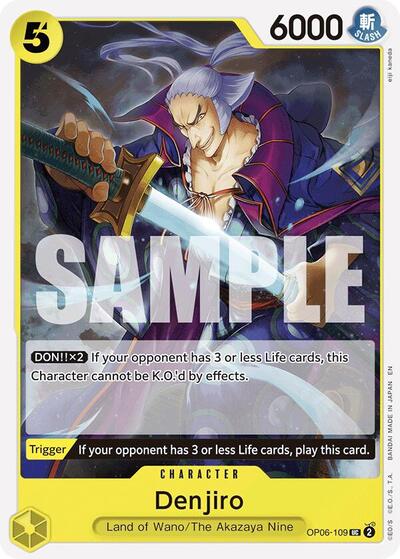 Denjiro (Reprint) (Starter Deck 28: GREEN/YELLOW Yamato) Near Mint - Nick Nack's Full Frontal Attack