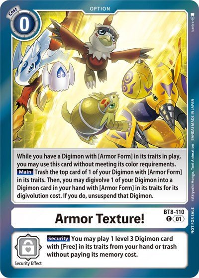 Armor Texture! (Blast Ace Double Pack Set) (New Awakening) Near Mint Foil - Nick Nack's Full Frontal Attack