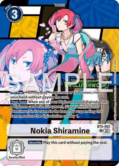 Nokia Shiramine (Evolution Cup 2025 Vol. 3 Winner) (Battle of Omni) Near Mint Foil