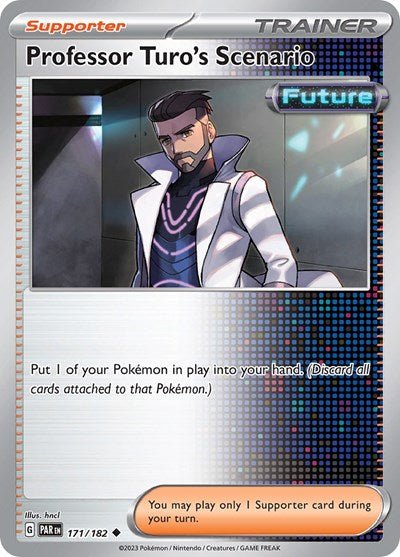 Professor Turo's Scenario (Scarlet and Violet: Paradox Rift) Near Mint - Nick Nack's Full Frontal Attack