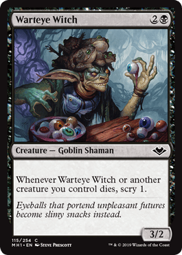 Warteye Witch (Modern Horizons) Near Mint - Nick Nack's Full Frontal Attack
