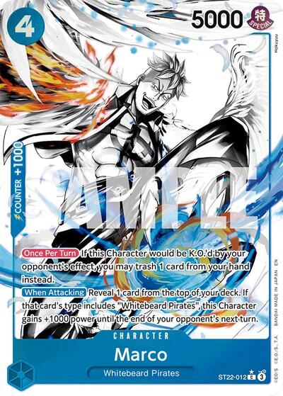 Marco (Parallel) (Starter Deck 22: Ace & Newgate) Near Mint Foil