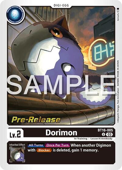 Dorimon (Beginning Observer Pre-Release Cards) Near Mint Foil