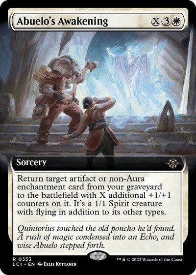 Abuelo's Awakening (Extended Art) (The Lost Caverns of Ixalan) Near Mint Foil - Nick Nack's Full Frontal Attack