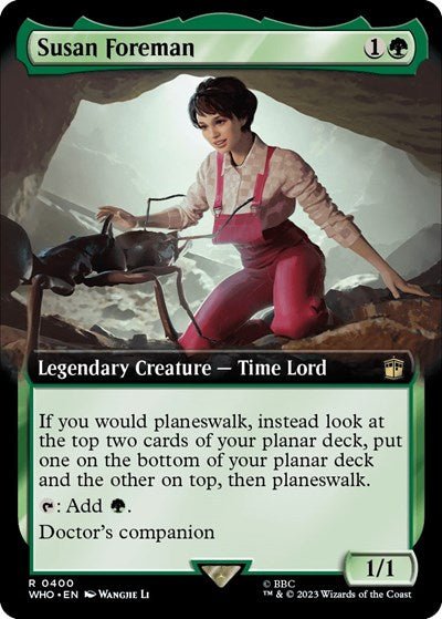 Susan Foreman (Extended Art) (Universes Beyond: Doctor Who) Near Mint - Nick Nack's Full Frontal Attack