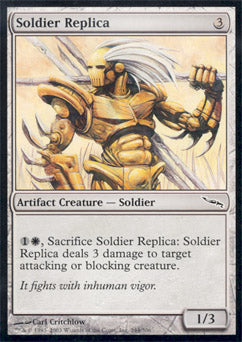 Soldier Replica (Mirrodin) Light Play