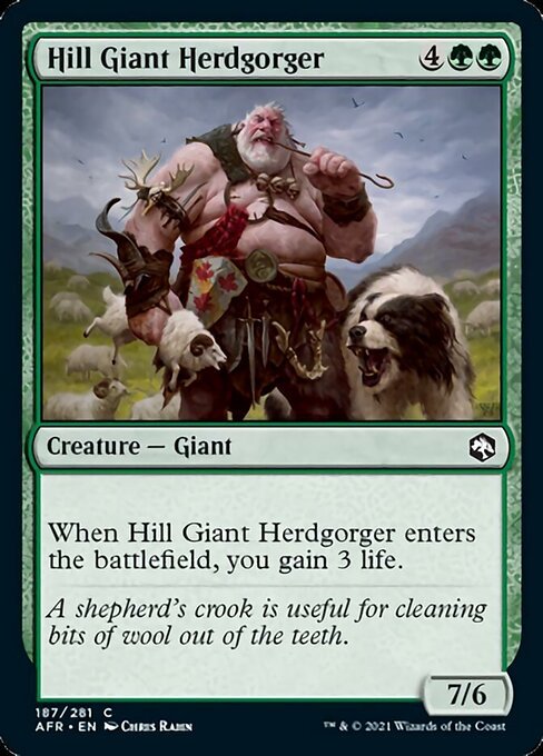 Hill Giant Herdgorger (Adventures in the Forgotten Realms) Near Mint - Nick Nack's Full Frontal Attack