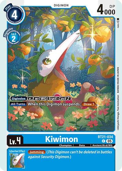 Kiwimon (World Convergence) Near Mint - Nick Nack's Full Frontal Attack