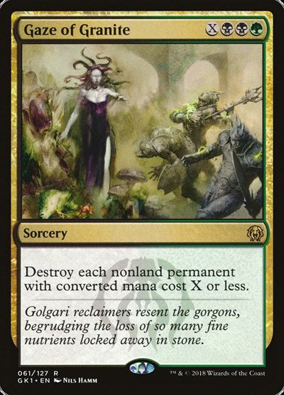 Gaze of Granite (Guilds of Ravnica: Guild Kits) Near Mint