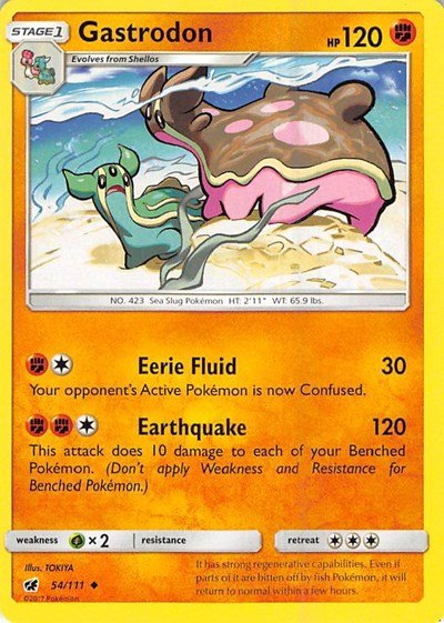 Gastrodon (SM - Crimson Invasion) Light Play - Nick Nack's Full Frontal Attack