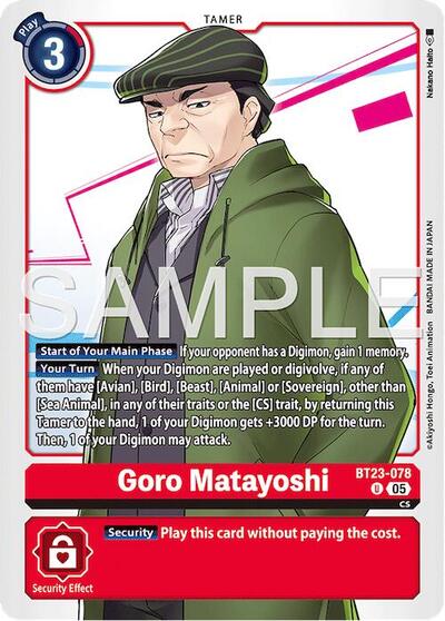 Goro Matayoshi (Hackers' Slumber) Near Mint - Nick Nack's Full Frontal Attack
