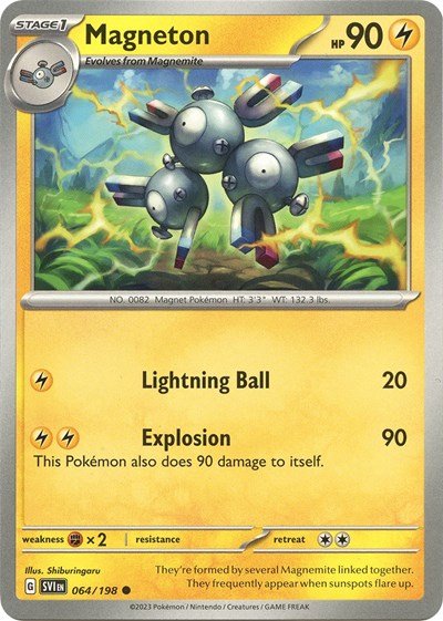Magneton (Scarlet and Violet: Base Set) Near Mint - Nick Nack's Full Frontal Attack