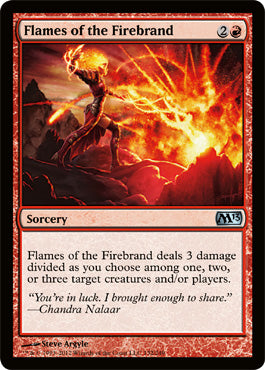 Flames of the Firebrand (Magic 2013 Core Set) Light Play