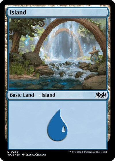 Island (0269) (Wilds of Eldraine) Near Mint - Nick Nack's Full Frontal Attack