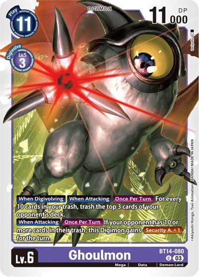 Ghoulmon (Blast Ace) Near Mint - Nick Nack's Full Frontal Attack