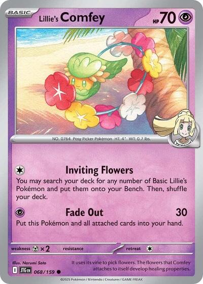 Lillie's Comfey (SV09: Journey Together) Near Mint - Nick Nack's Full Frontal Attack