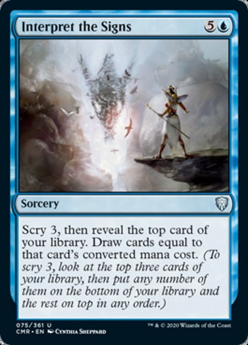 Interpret the Signs (Commander Legends) Near Mint - Nick Nack's Full Frontal Attack