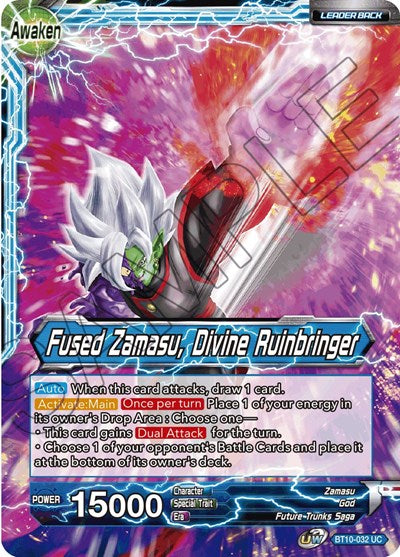 Fused Zamasu // Fused Zamasu, Divine Ruinbringer (Rise of the Unison Warrior) Near Mint