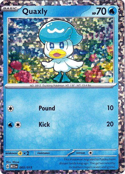 Quaxly (McDonald's Promos 2023) Medium Play Holofoil - Nick Nack's Full Frontal Attack