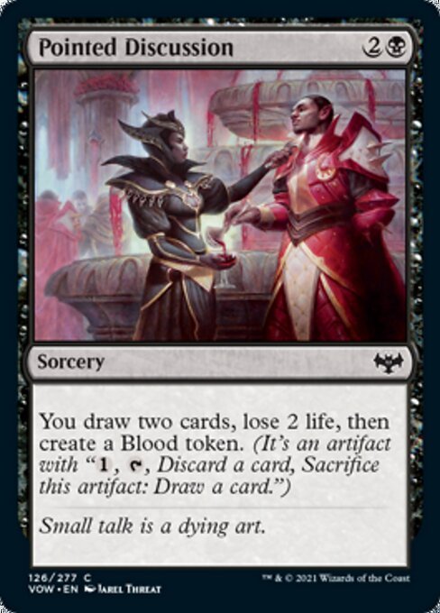 Pointed Discussion (Innistrad: Crimson Vow) Near Mint - Nick Nack's Full Frontal Attack