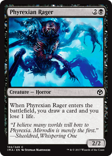 Phyrexian Rager (Iconic Masters) Near Mint - Nick Nack's Full Frontal Attack