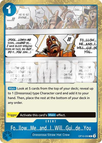 Fo...llow...Me...and...I...Will...Gui...de...You (Royal Blood) Near Mint Foil