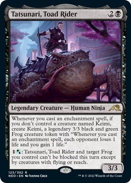 Tatsunari, Toad Rider (Kamigawa: Neon Dynasty) Near Mint - Nick Nack's Full Frontal Attack