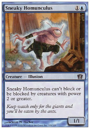 Sneaky Homunculus (8th Edition) Near Mint - Nick Nack's Full Frontal Attack