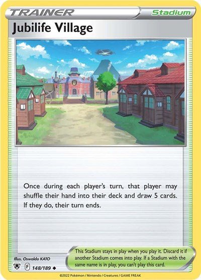 Jubilife Village (SWSH10: Astral Radiance) Near Mint - Nick Nack's Full Frontal Attack