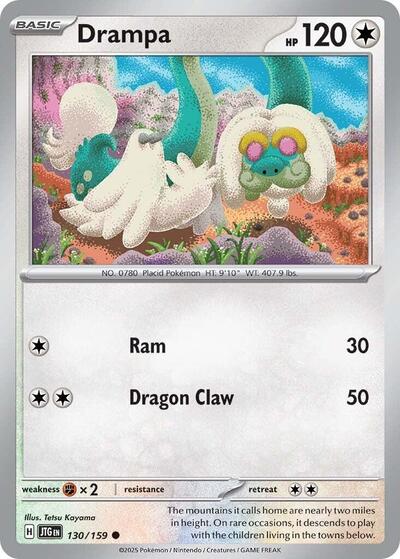 Drampa (SV09: Journey Together) Near Mint Reverse Holofoil - Nick Nack's Full Frontal Attack