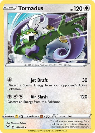Tornadus (SWSH04: Vivid Voltage) Near Mint Holofoil
