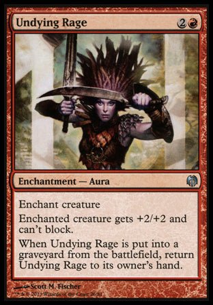 Undying Rage (Duel Decks: Heroes vs Monsters) Near Mint - Nick Nack's Full Frontal Attack