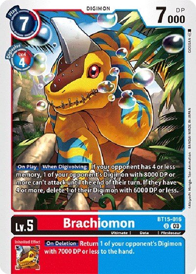 Brachiomon (Exceed Apocalypse) Near Mint - Nick Nack's Full Frontal Attack