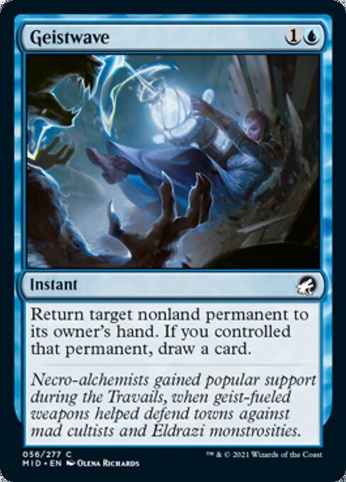 Geistwave (Innistrad: Midnight Hunt) Near Mint - Nick Nack's Full Frontal Attack