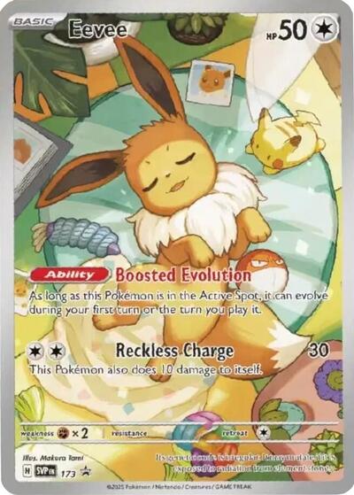 Eevee - 173 (SV: Scarlet & Violet Promo Cards) Near Mint Holofoil - Nick Nack's Full Frontal Attack