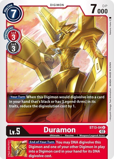 Duramon (Starter Deck 13: Ragnaloardmon) Near Mint - Nick Nack's Full Frontal Attack